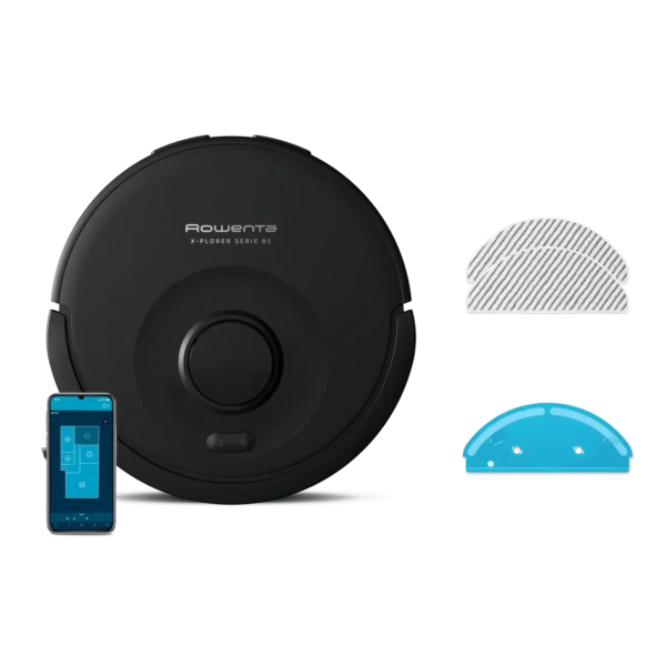 Aspirateur robot laveur, 6 000 Pa, Détection laser à 360° Rowenta RR87C5WH - الصورة 2