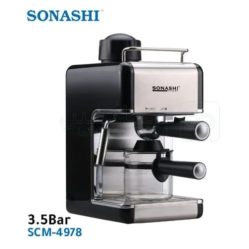 Machine à expresso pour café et cappuccino 3,5 bar Sonashi SCM-4978