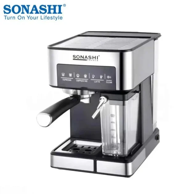Machine à café, Sonashi, Tout-en-Un, Expresso, Cappuccino.SCM-4975