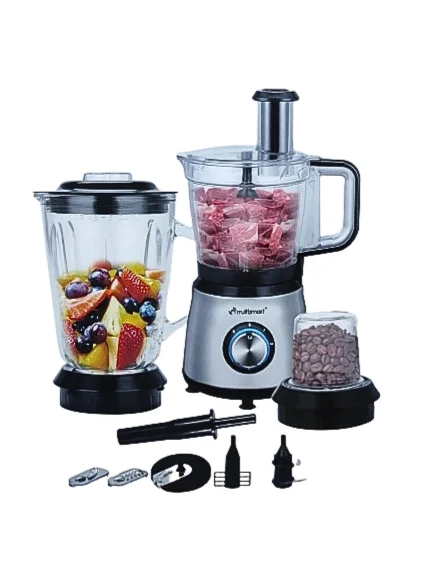 Robot Multifonction inox – Blender En Verre – 800W Multismart
