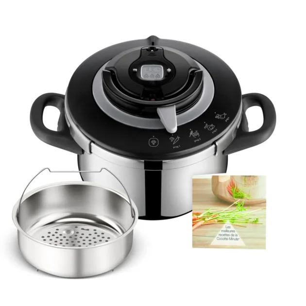 Autocuiseur 4.5L Pour 4 Programmes De Cuisson Clipso+ CHEF Seb P4550600
