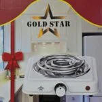 Plaque Chauffante Électrique 1000W Avec Contrôleur De Thermostat Gold Star 0122B